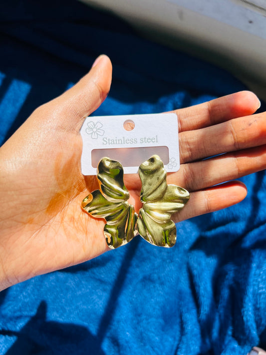 Leaf solid colour earrings