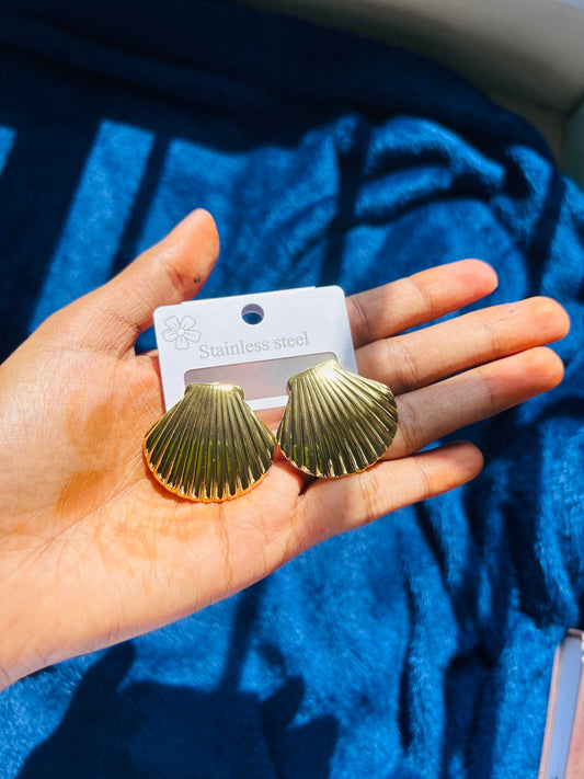 Gold plated earrings